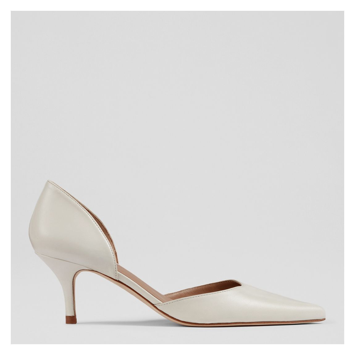 Cream Harley Nappa Leather Open Courts main product photo
