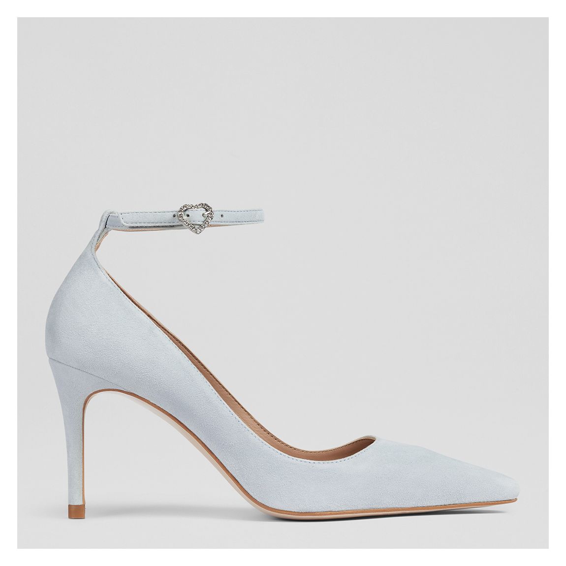 Blue Catelyn Nappa Leather Closed Courts main product photo
