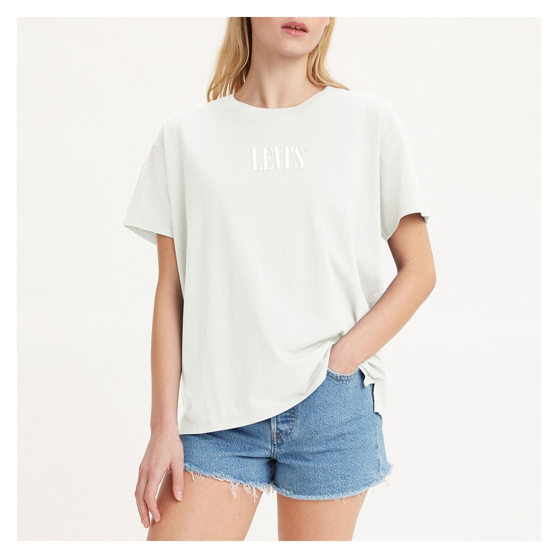 White Oversized Cotton T-Shirt main product photo