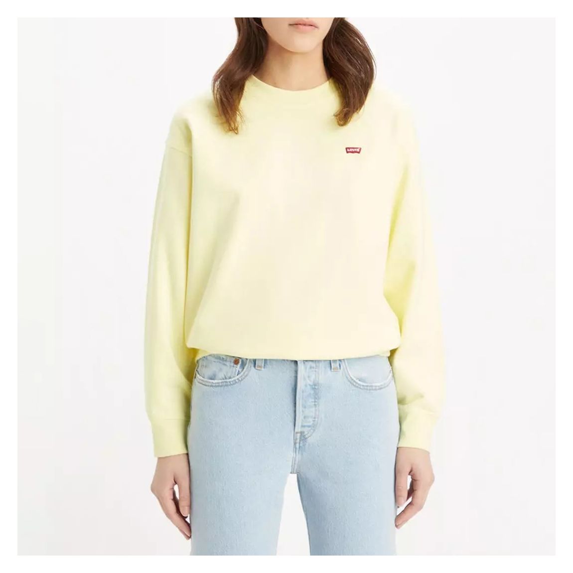 Yellow Standard Cotton Sweatshirt main product photo
