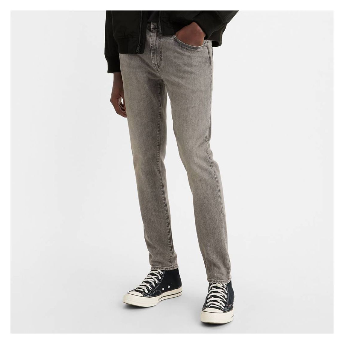 Washed Grey 512™ Slim Taper Stretch Jeans main product photo