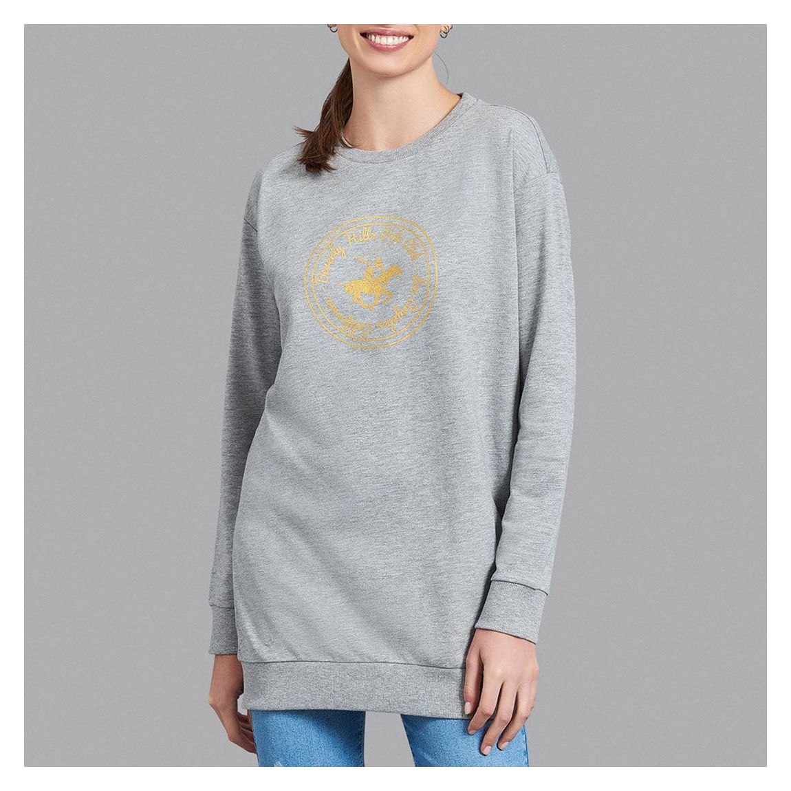 Graphic Sweat-Shirt Mini Dress main product photo