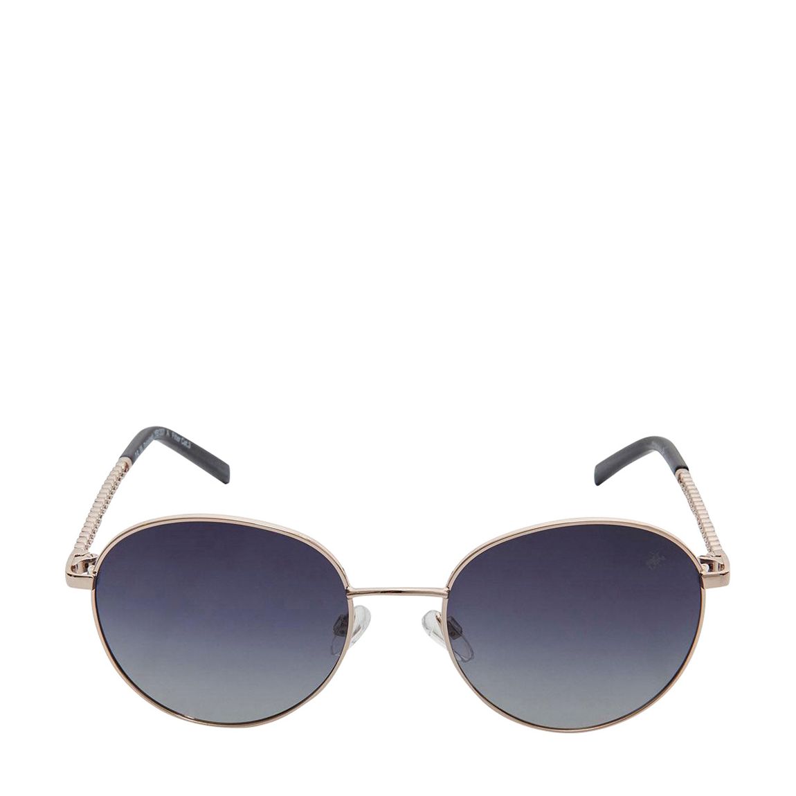 Gold Rounded Chainlink Polarised Sunglasses main product photo