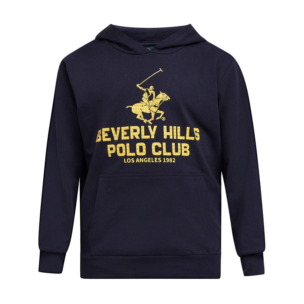Boys Navy Block Logo Hoodie main product photo