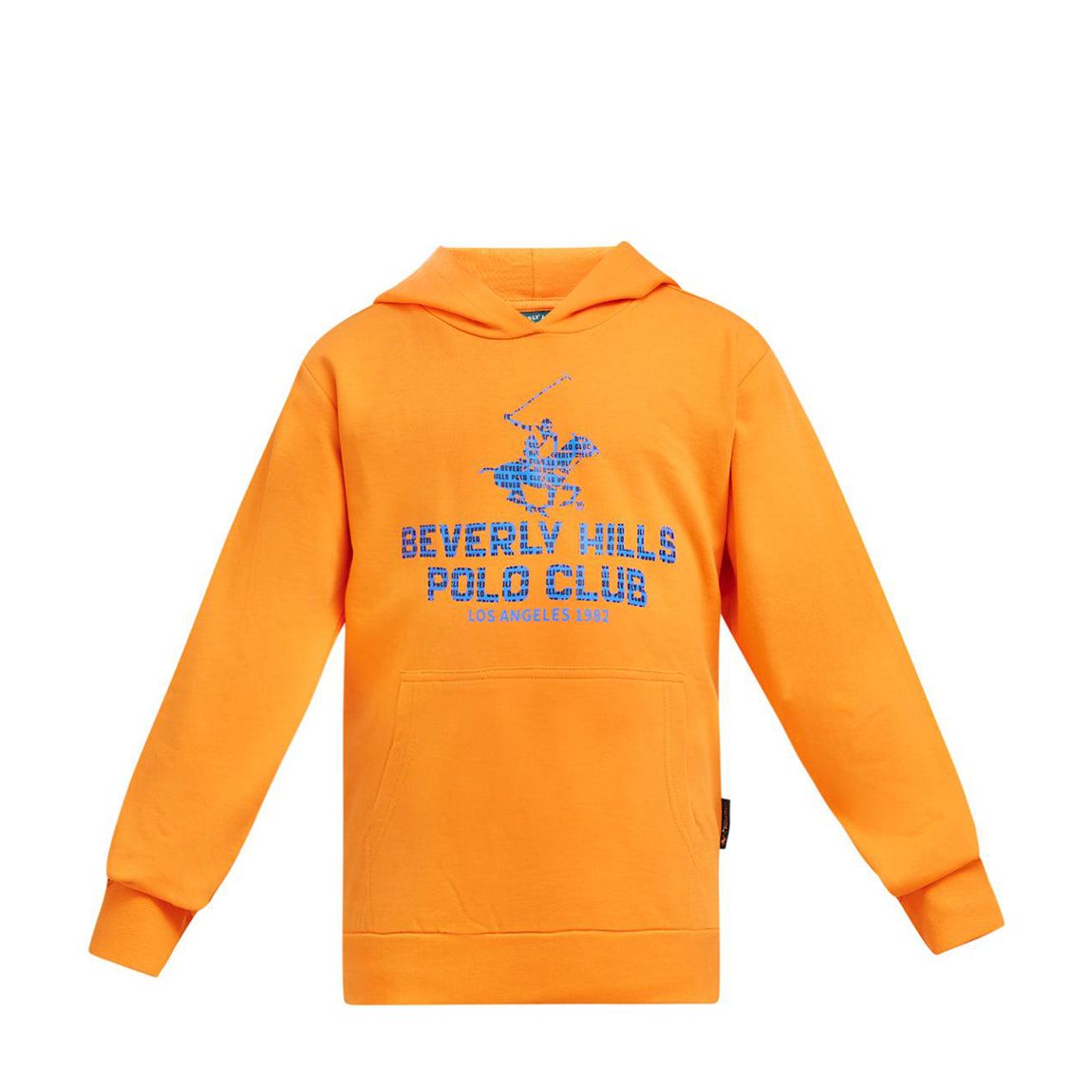 Boys Orange Block Logo Hoodie main product photo
