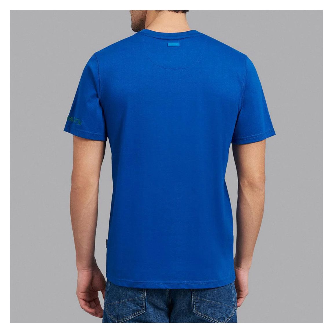 Blue California 82 Stripe Polo Pony T-Shirt main product photo