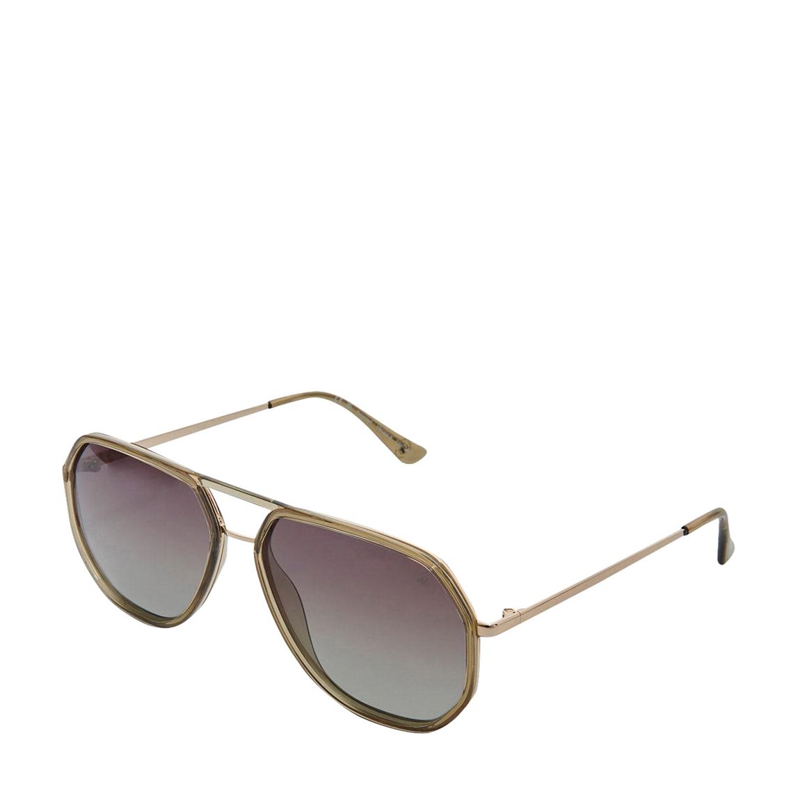 Olive Ultem Aviator Polarised Sunglasses main product photo