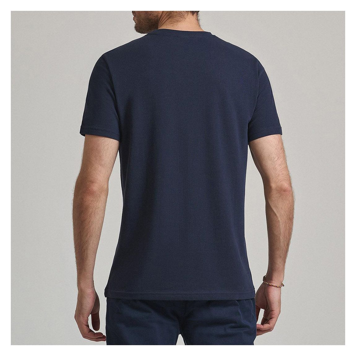 Navy Crew Neck Cotton T-Shirt main product photo