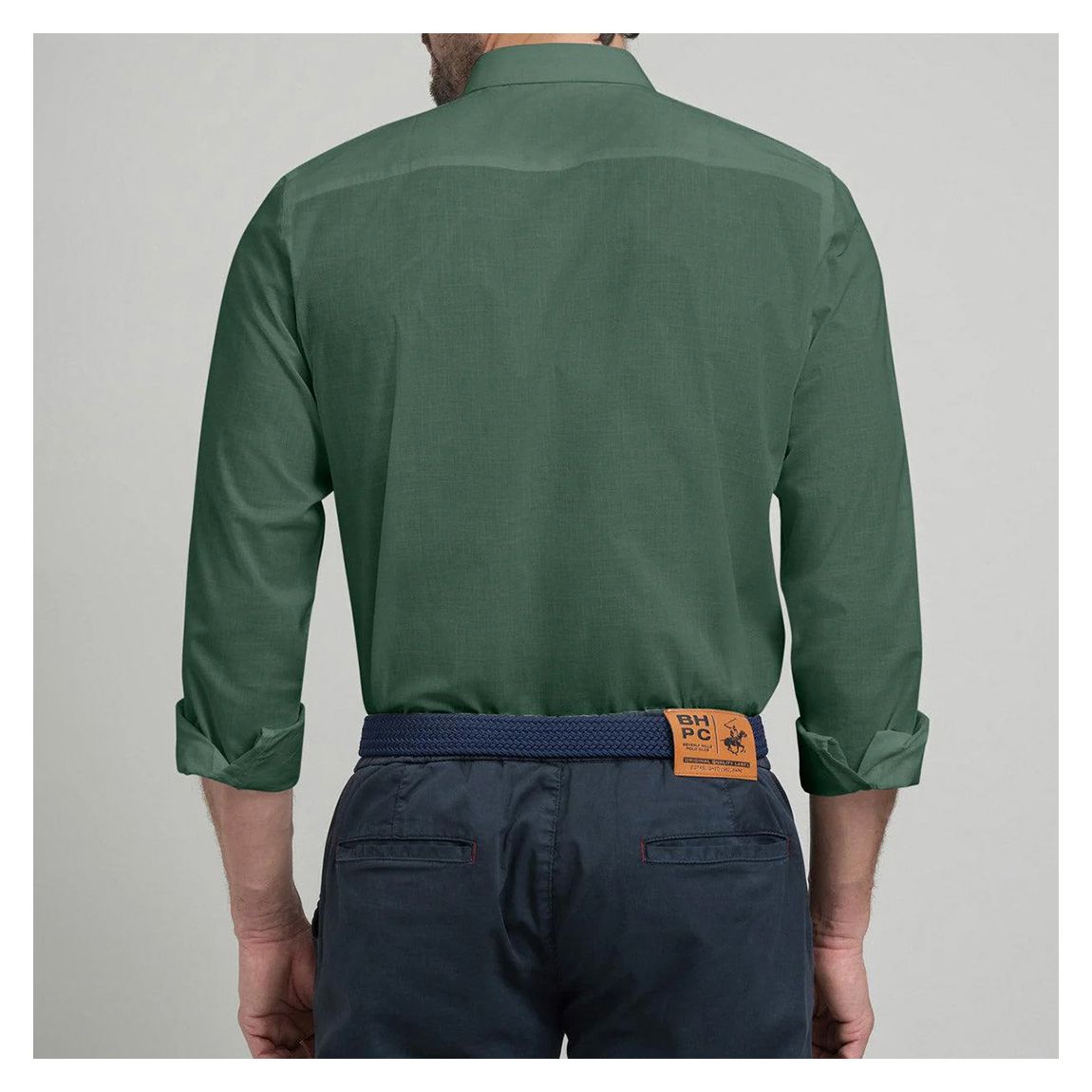 Khaki Polo Pony Formal Shirt main product photo