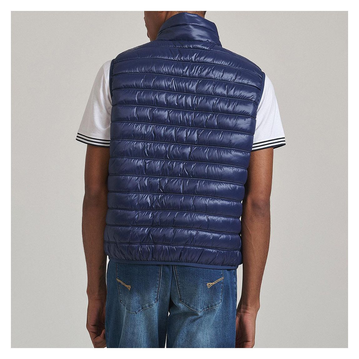Navy Badge Logo Gilet main product photo