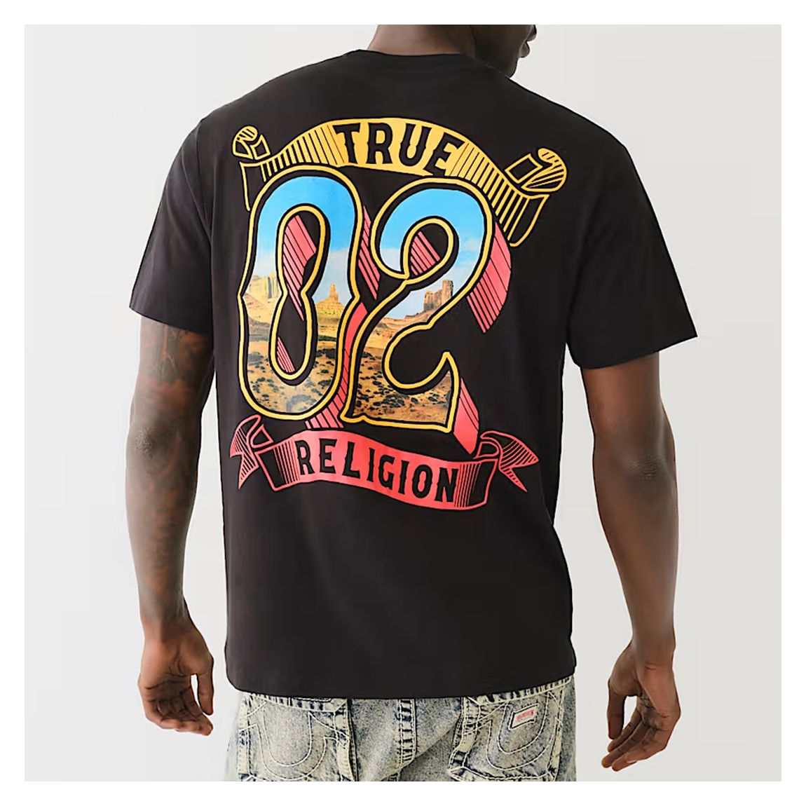 Black Canyon Print Cotton T-Shirt main product photo
