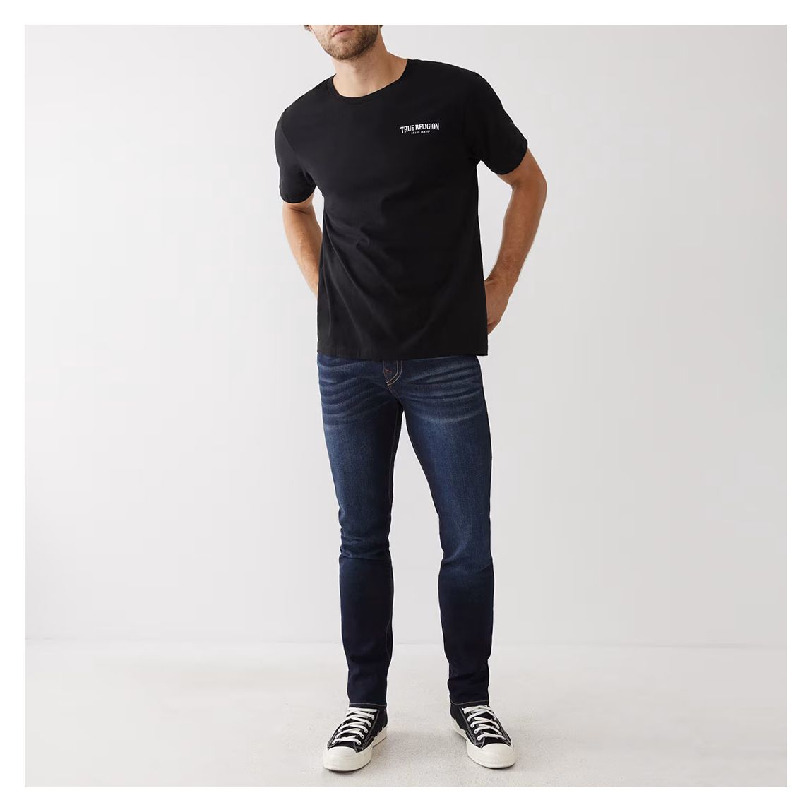 Dark Blue Rocco Slim Stretch Jeans main product photo