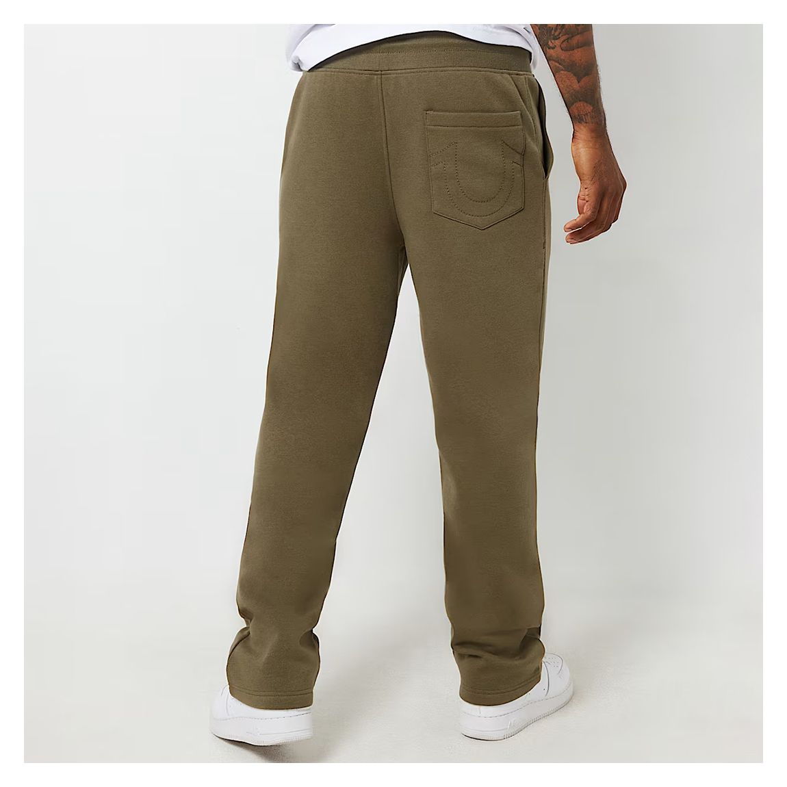 Khaki Buddha Straight Leg Cotton Blend Joggers main product photo