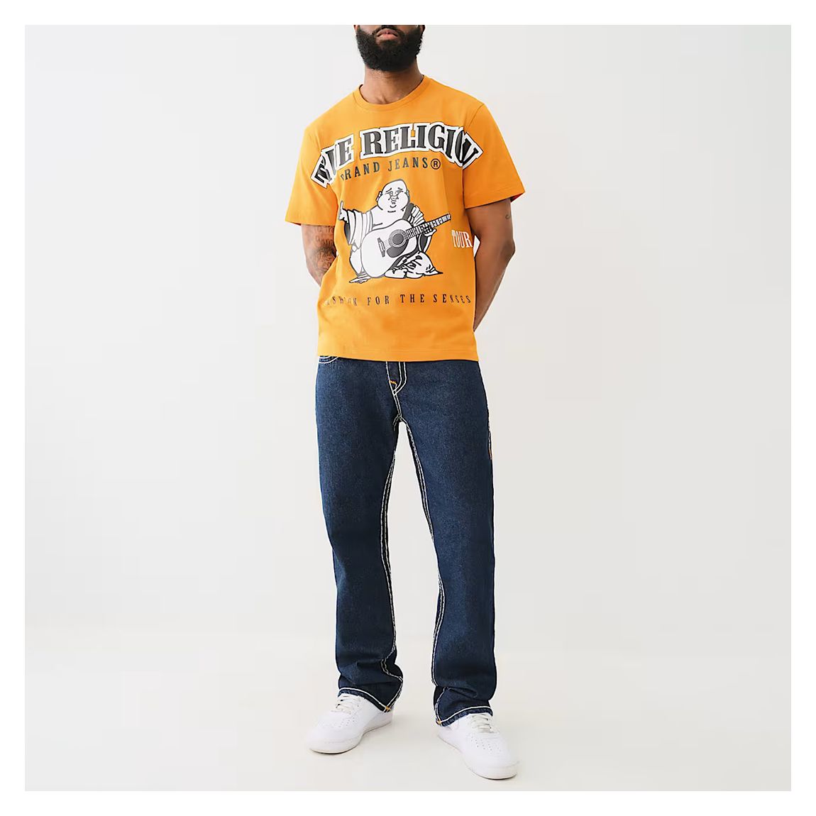 Dark Blue Billy Super T Flared Jeans main product photo