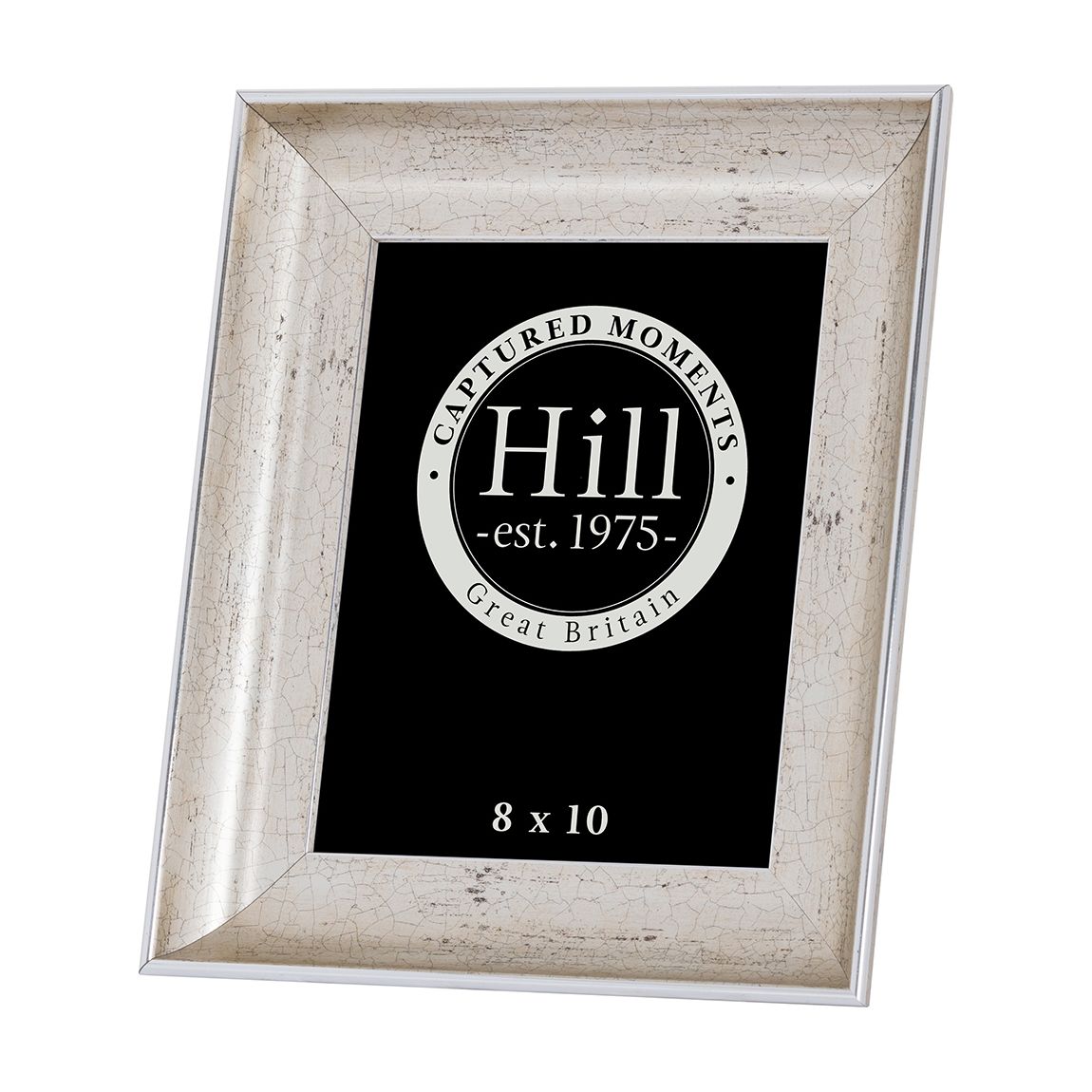 Antique Silver Crackled Effect Photo Frame 8X10 main product photo