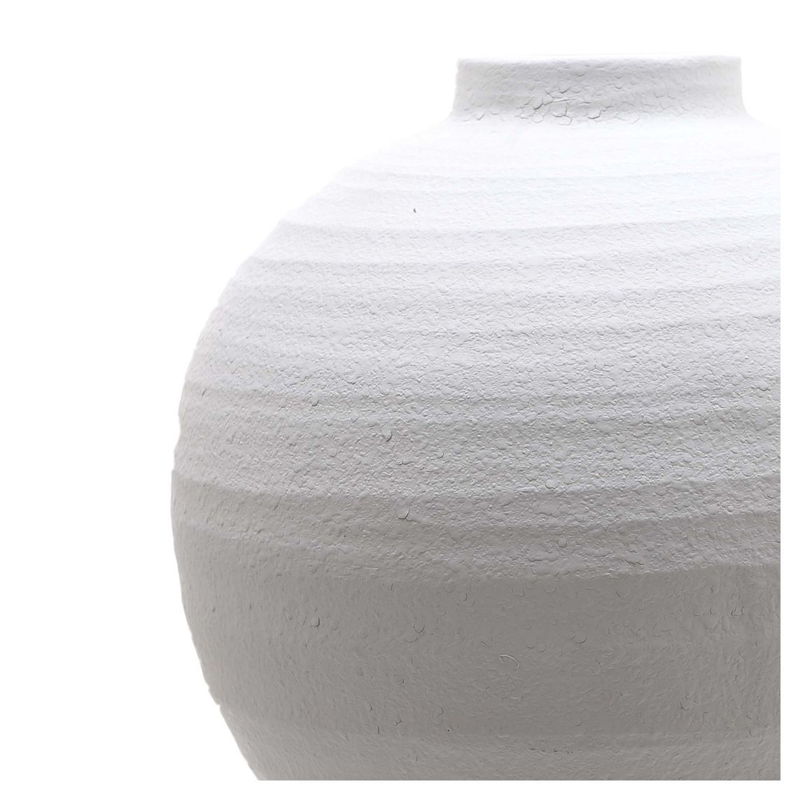 Tiber Large Matt White Ceramic Vase main product photo