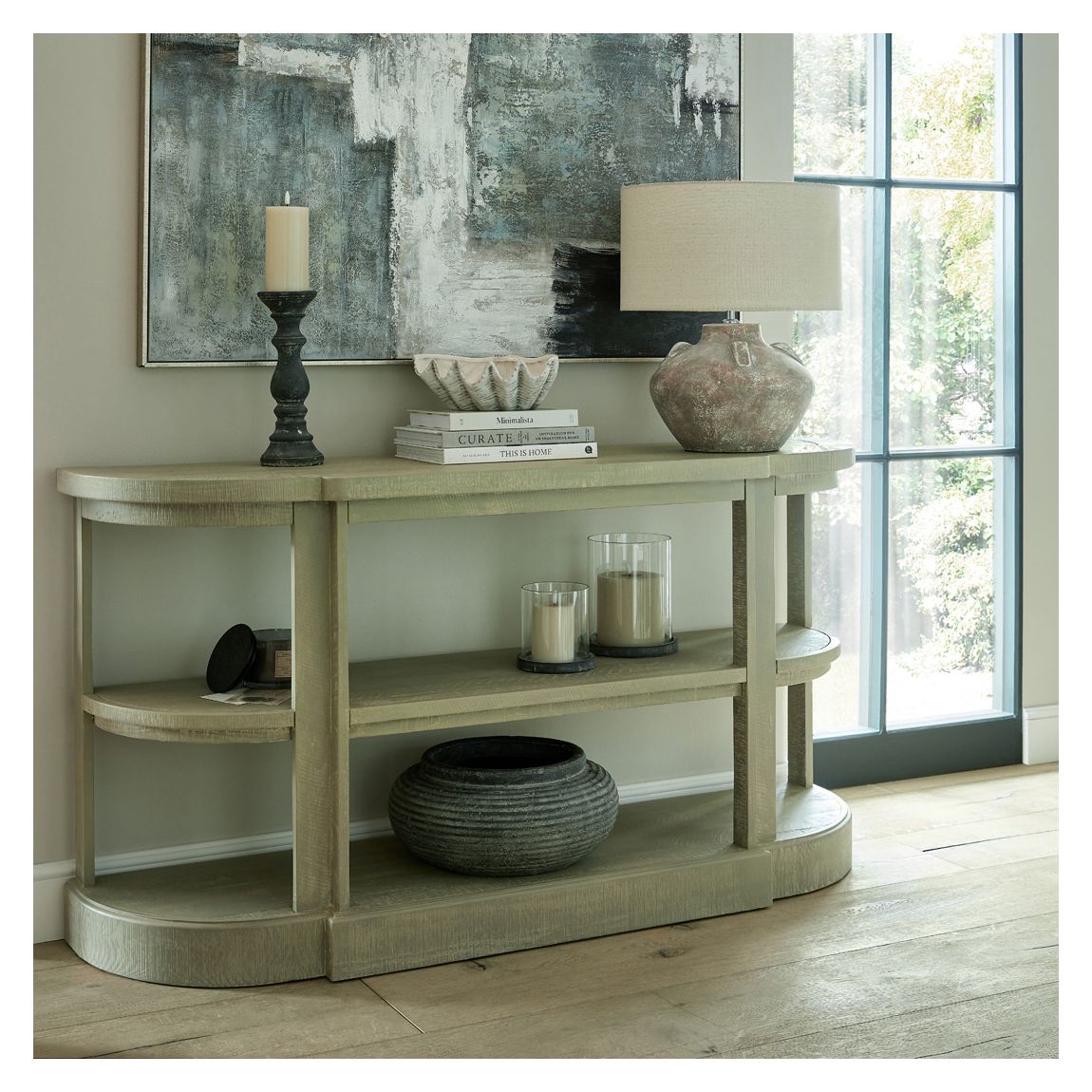 Saltaire Collection 2 Shelf Console Table main product photo