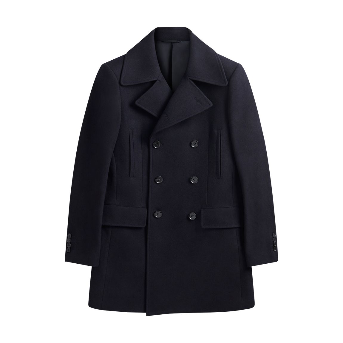 Navy Wool Peacoat main product photo