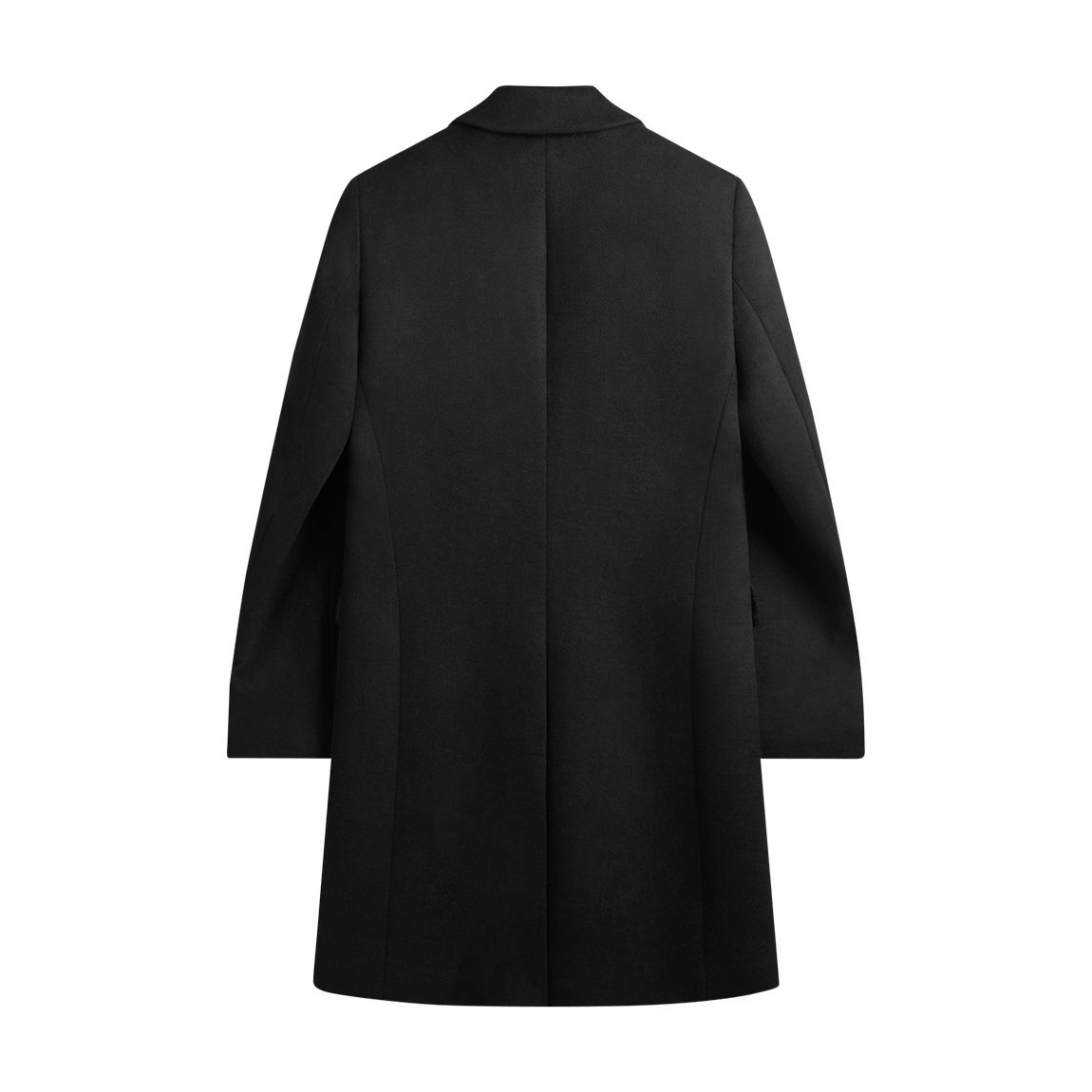 Black Wool Blend Overcoat main product photo