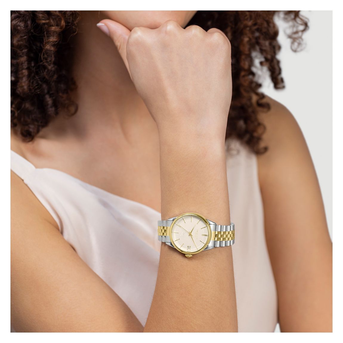 Radley Ladies Two Tone Plated Coin Edge Bezel Bracelet Watch main product photo