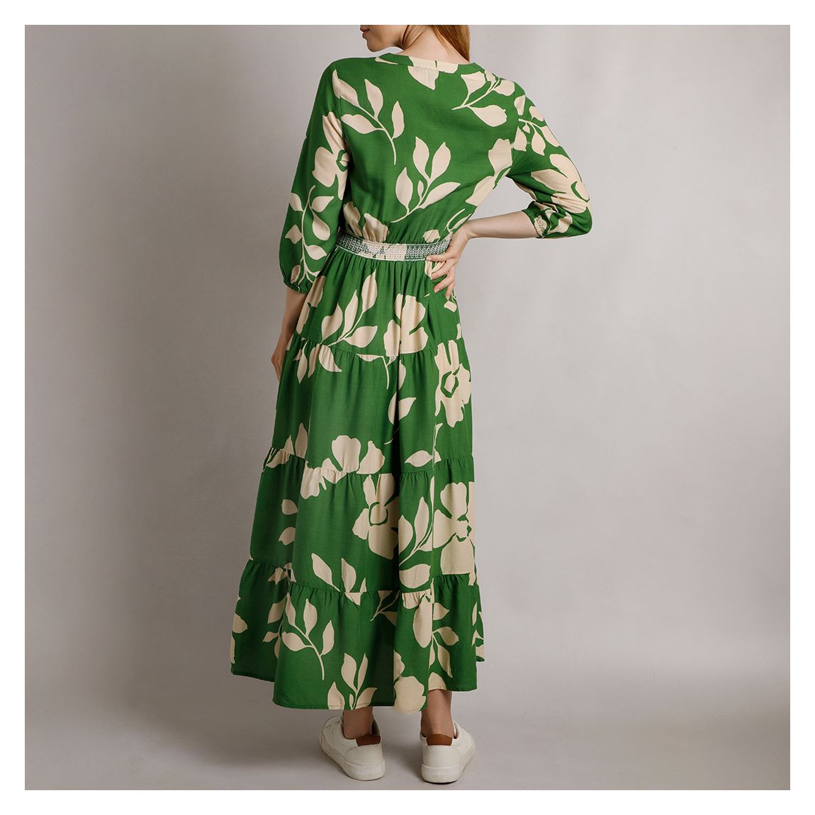 Green Isha Maxi Dress main product photo