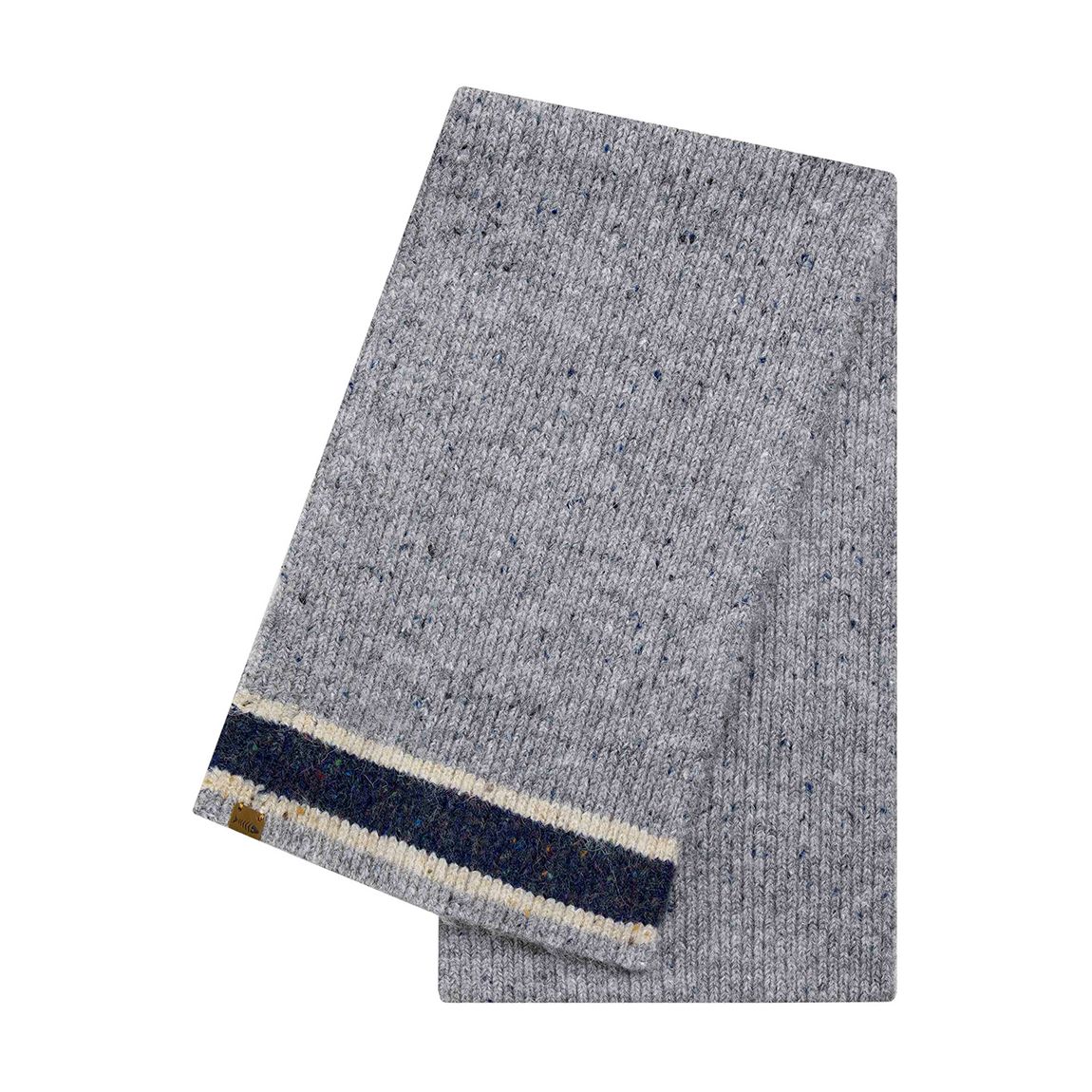 Grey Barnstaple Wool Blend Scarf main product photo