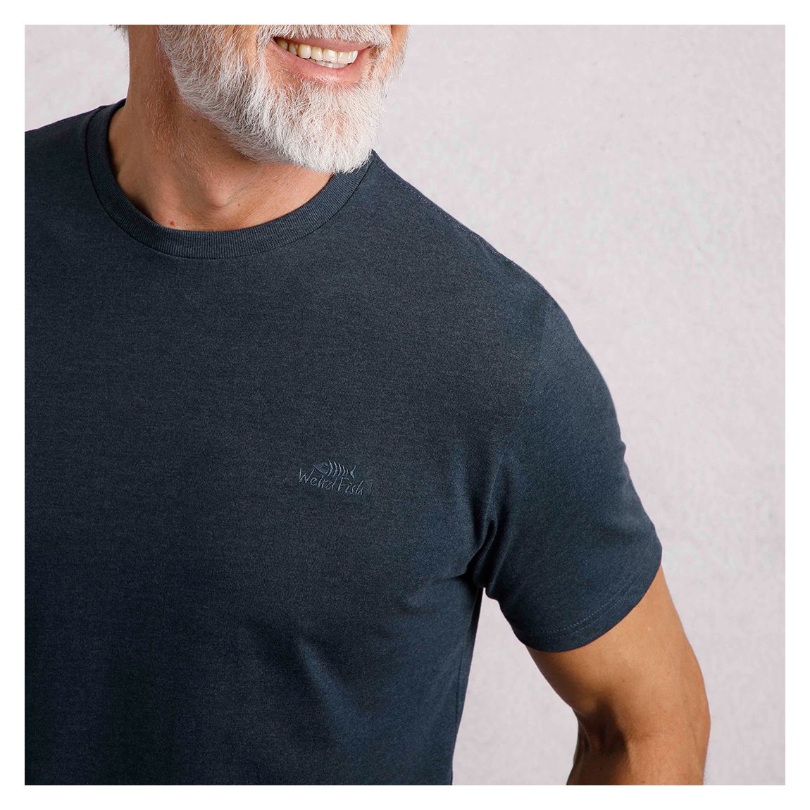 Navy Hooked Branded T-Shirt main product photo