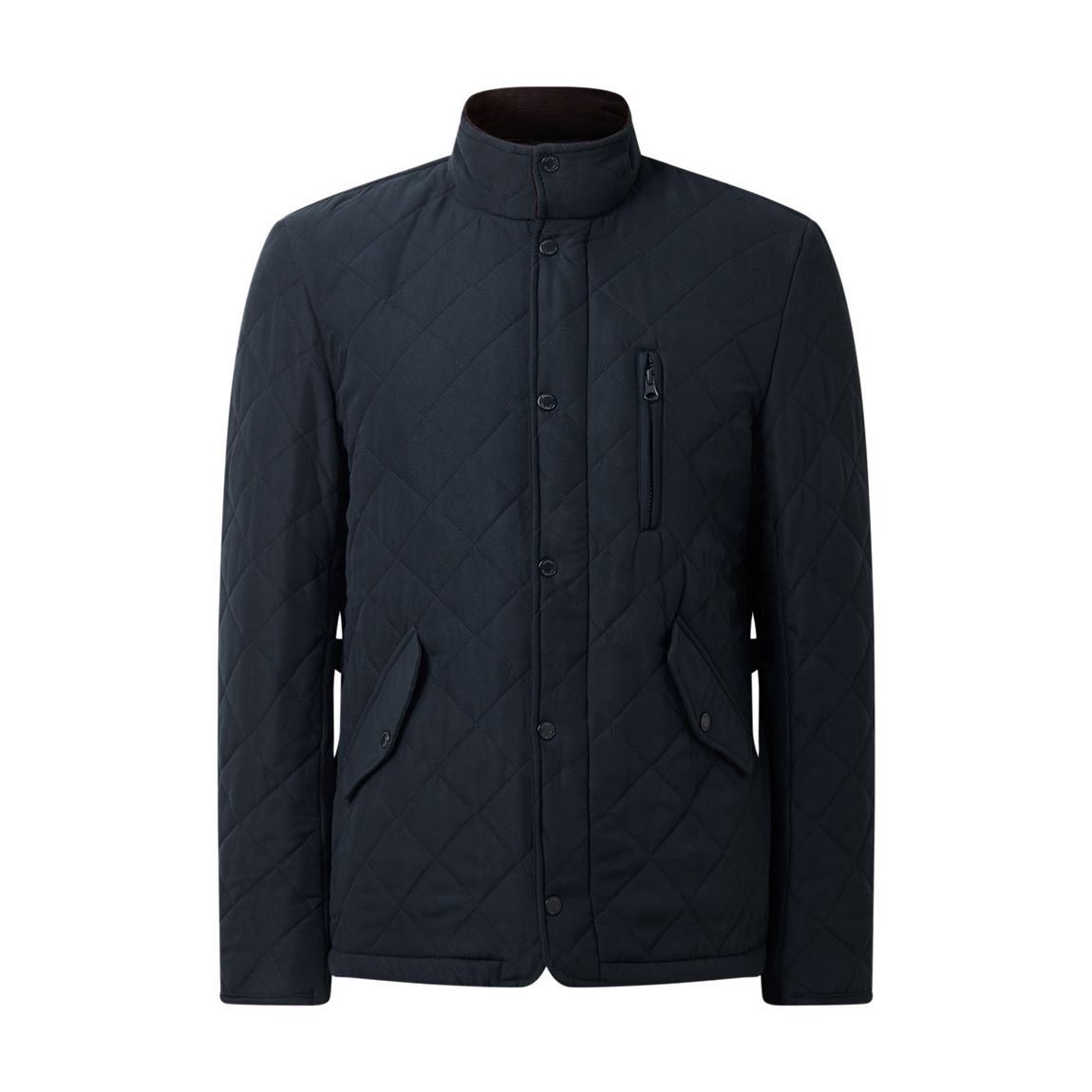 Navy Quilted Paddock Coat main product photo