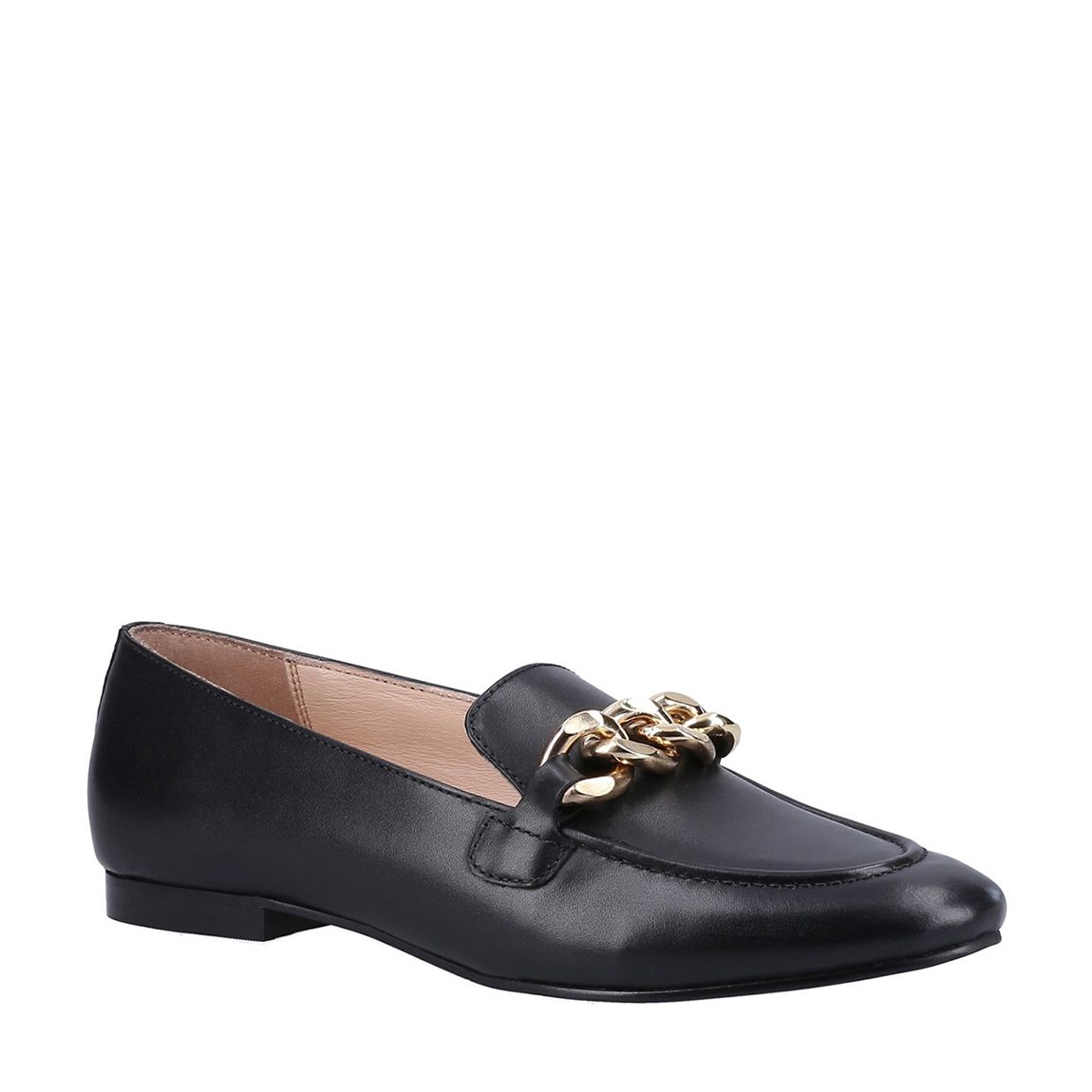 Womens Black Harper Chain Flat Shoes main product photo