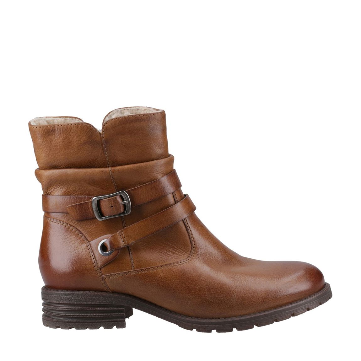 Womens Tan Piper Ankle Boots main product photo