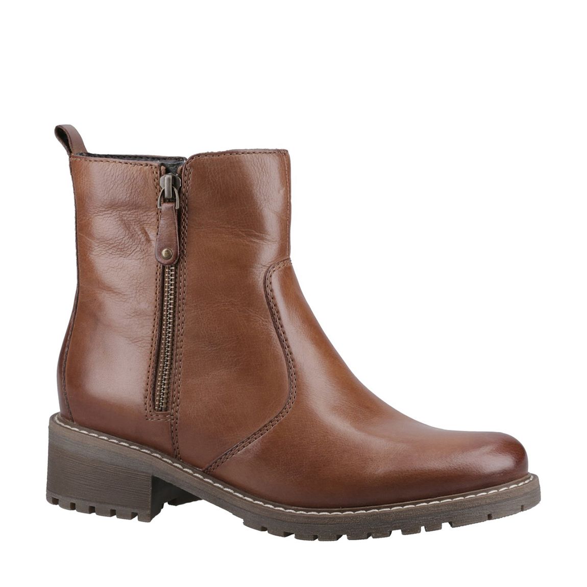 Womens Tan Pippa Ankle Boots main product photo