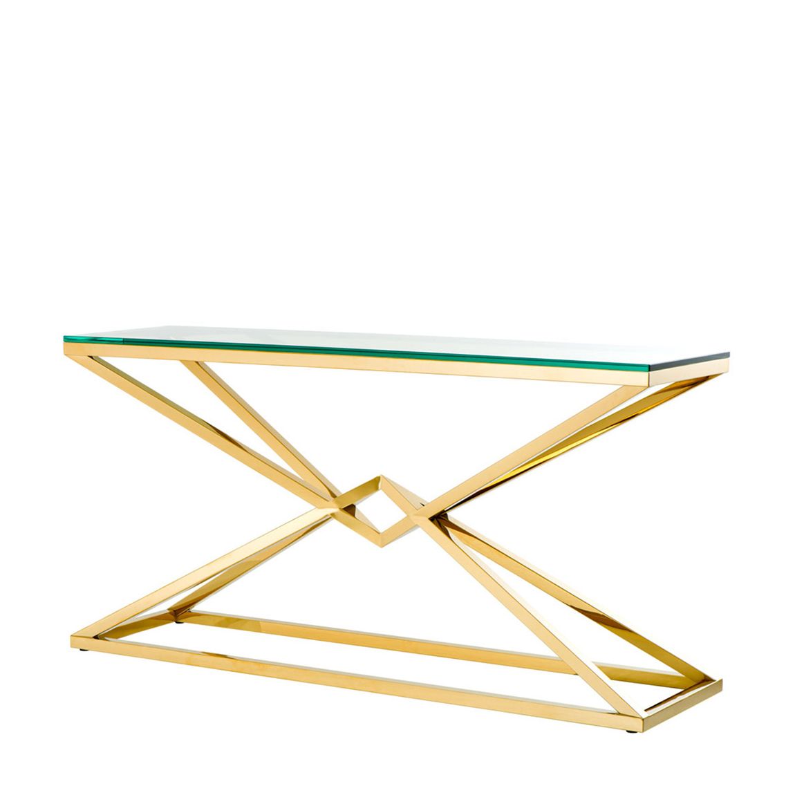 Large Connor Console Table, Gold main product photo