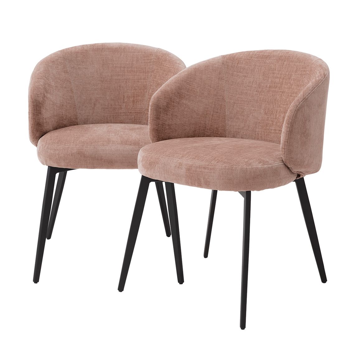 Lloyd Dining Chair With Arm, Set Of 2, Sisley Pink main product photo