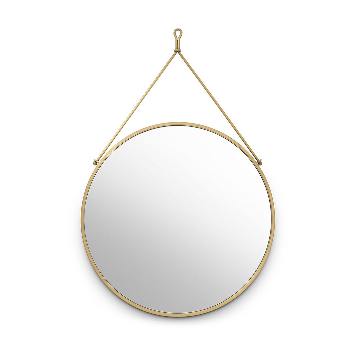 Morongo Mirror, Brushed Brass main product photo