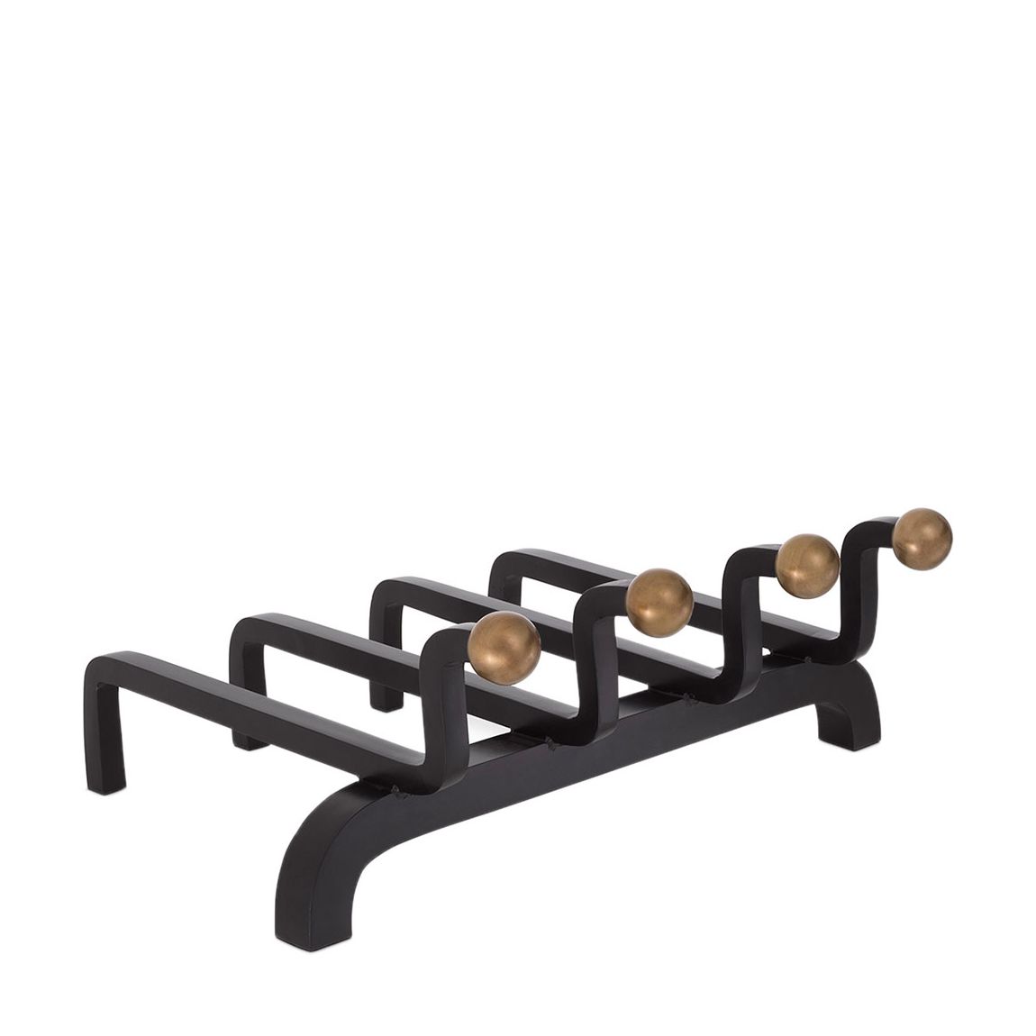 Brinon Andiron, Vintage Brass main product photo