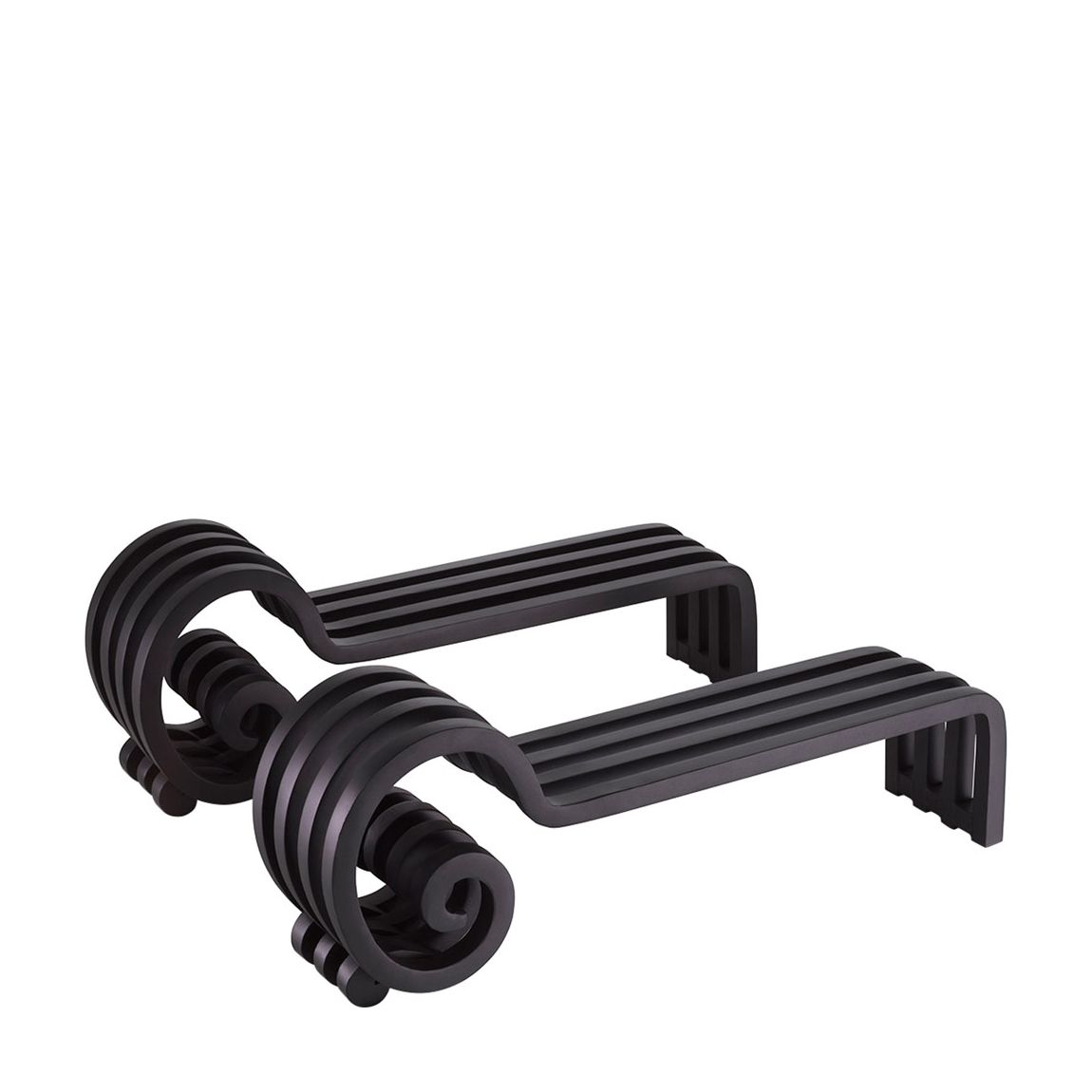 Mardor Andiron, Set Of 2, Black main product photo
