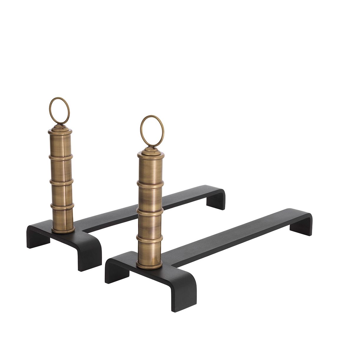 Vauxbons Andiron, Set Of 2, Vintage Brass main product photo