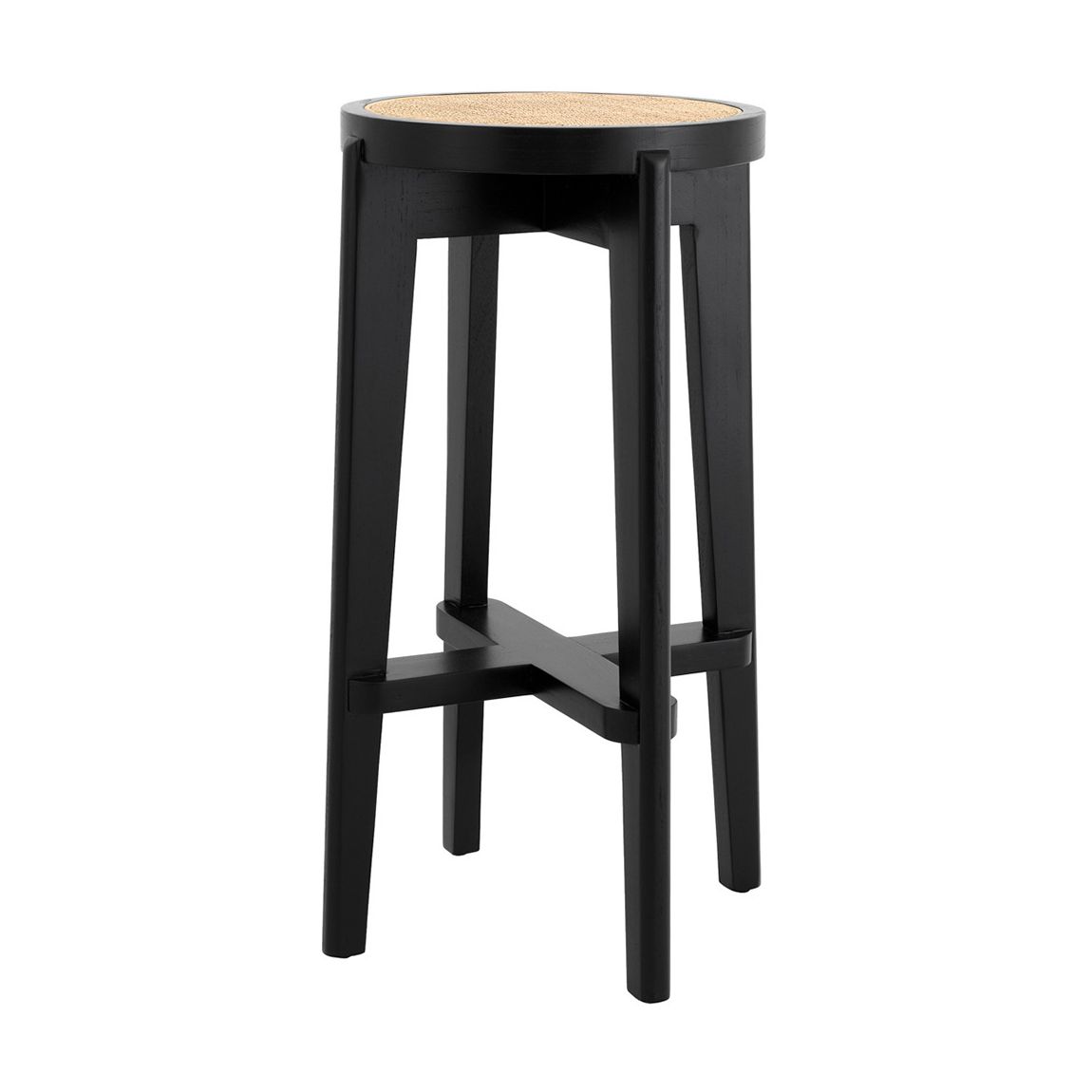 Dareau Bar Stool, Classic Black main product photo