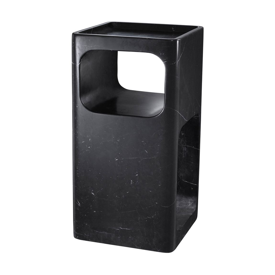 Adler Side Table, Black Marble main product photo