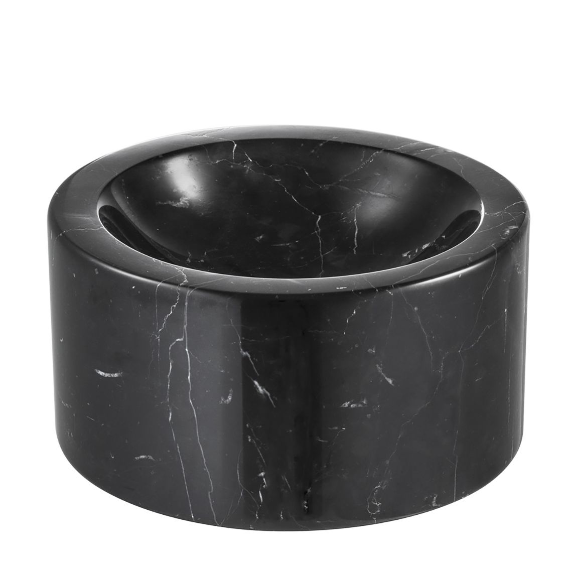 Conex Bowl, Honed Black Marble main product photo