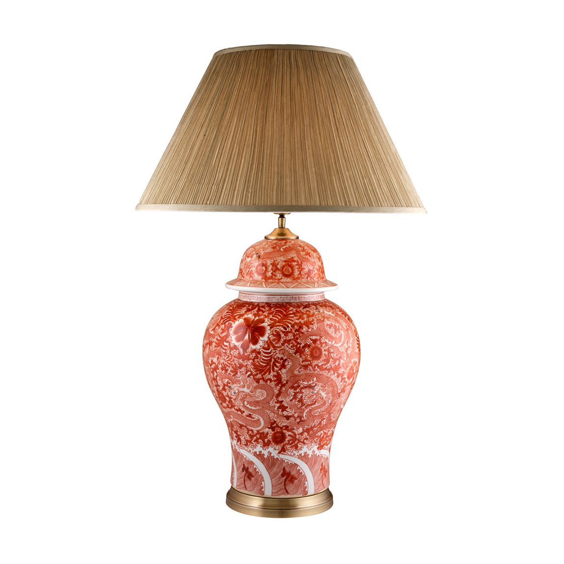 Palmarito Table Lamp, Red Porcelain incl shade main product photo