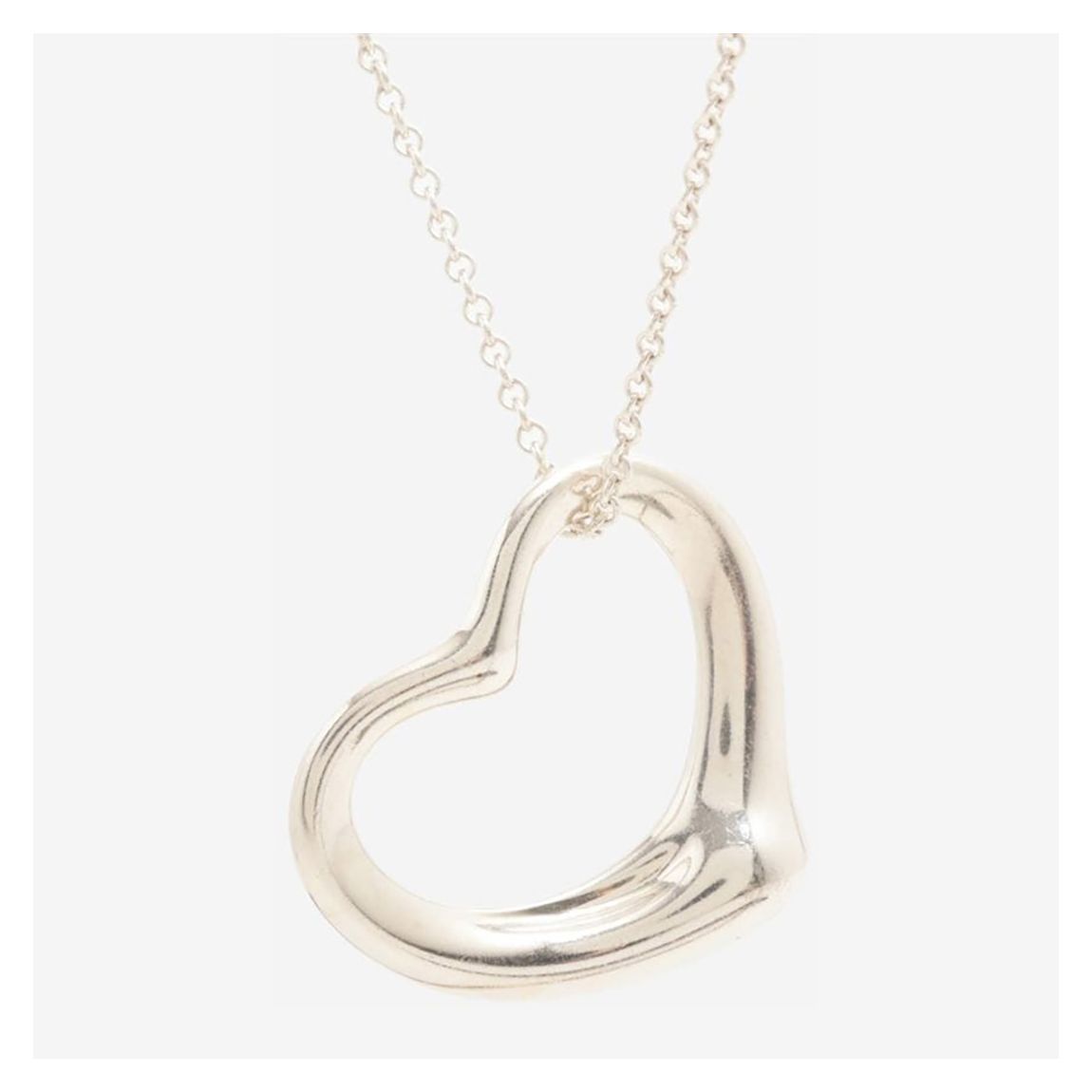 Sterling Silver Tiffany & Co. Open Heart Necklace main product photo