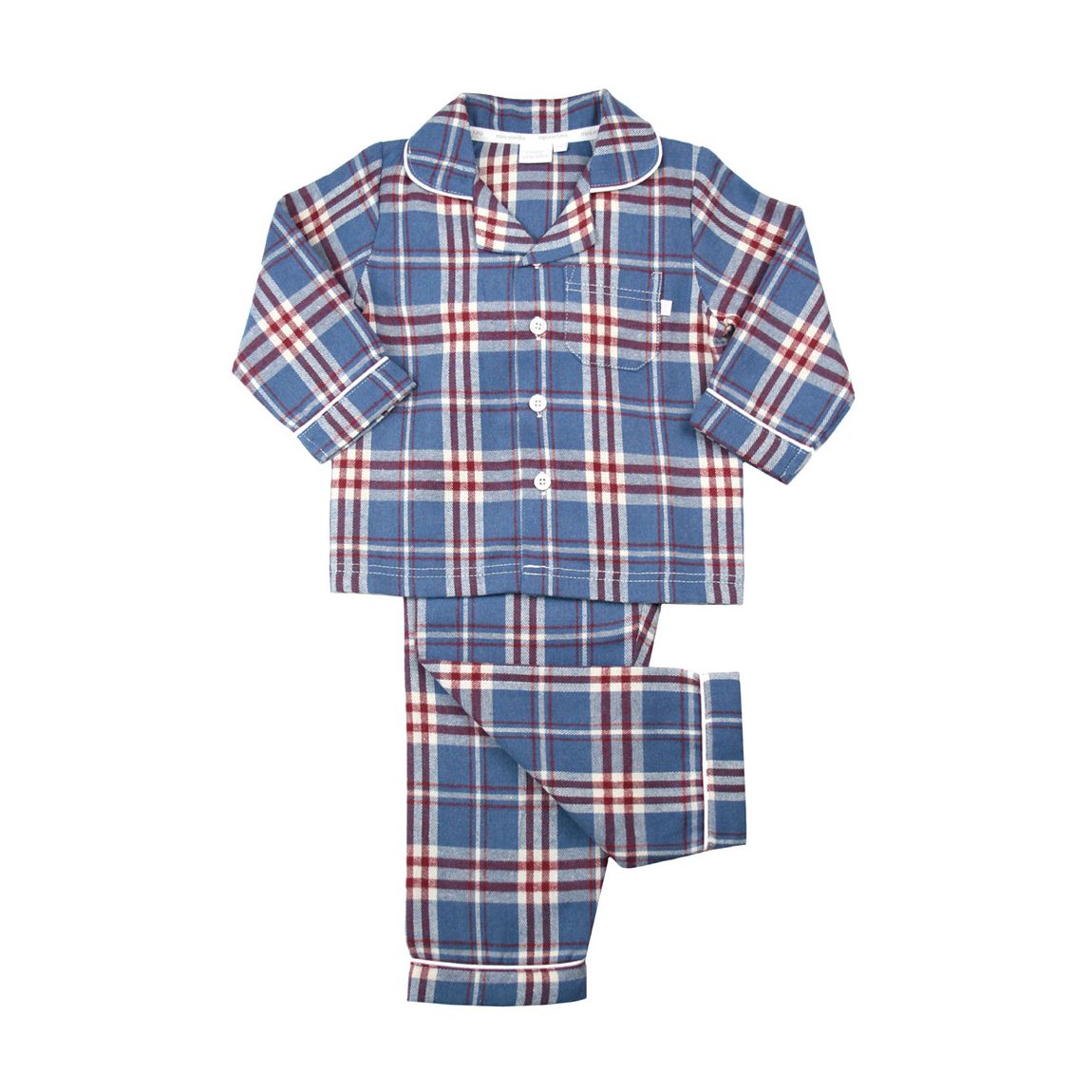 Blue Traditional Check Pyjamas main product photo