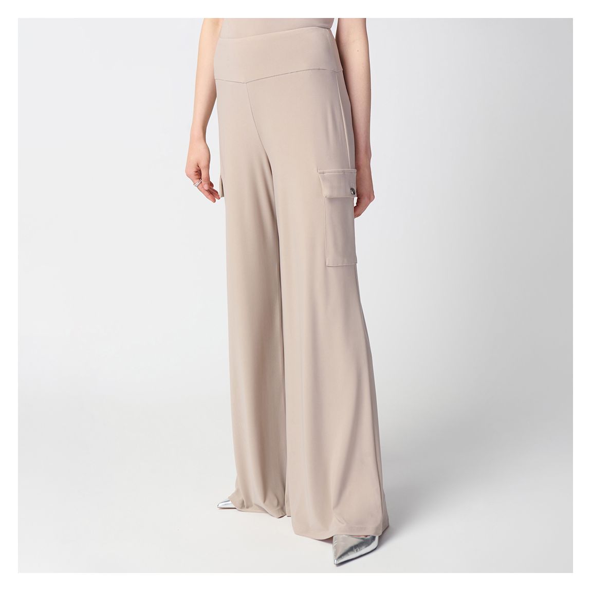 Beige Wide Leg Pant main product photo