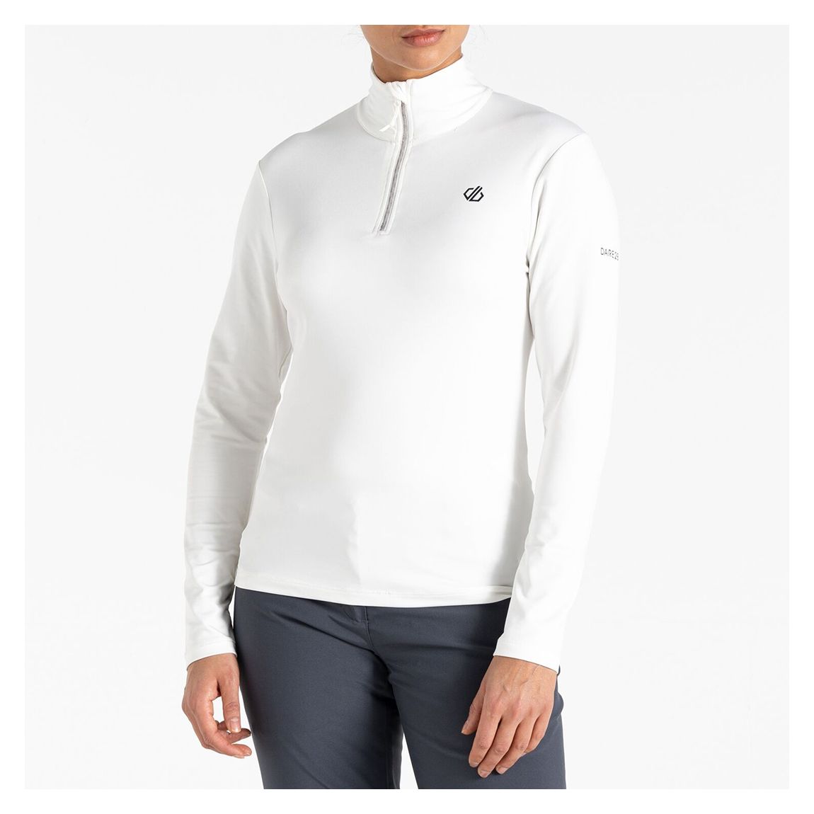 White Lowline II Lightweight Core Stretch Midlayer main product photo