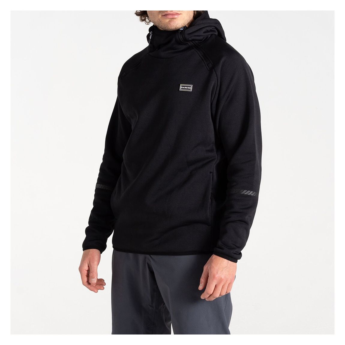 Black T Bar Winter Hoodie main product photo