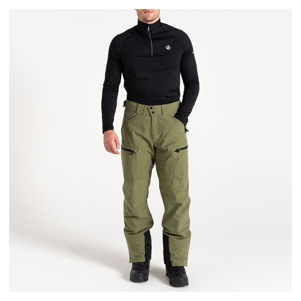 Green Waterproof Ski Trousers main product photo