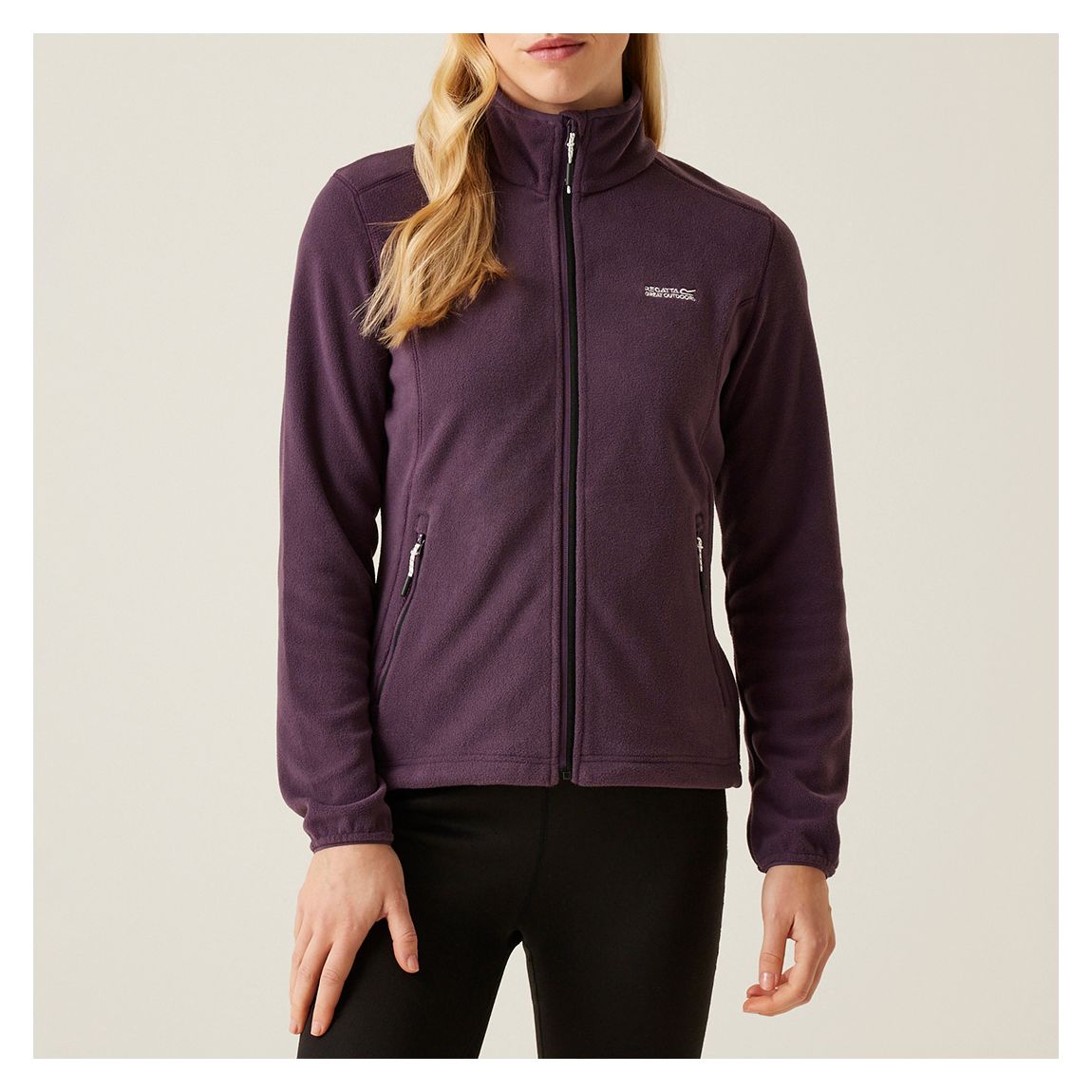 Purple Floreo Full Zip Fleece main product photo