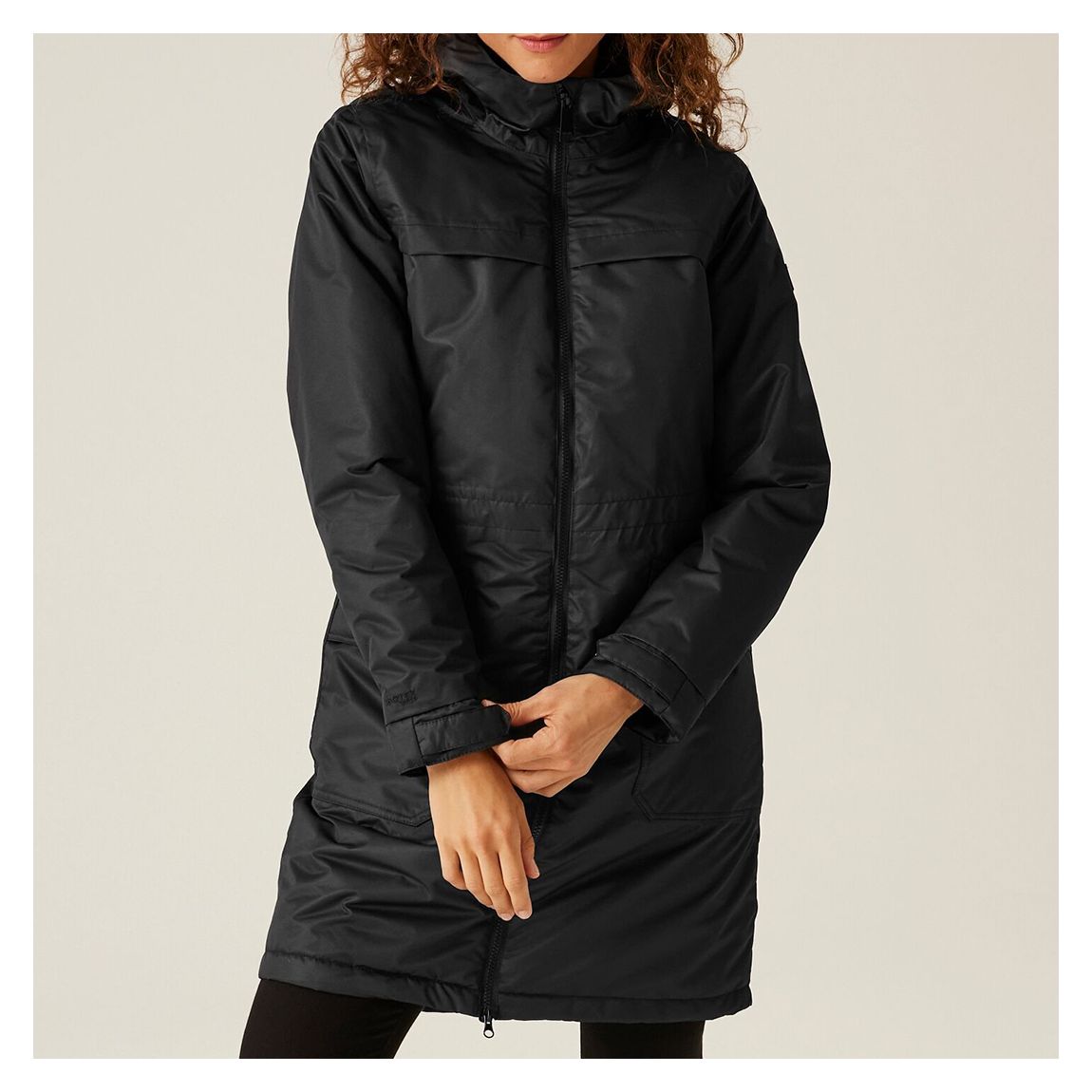 Black Romine Waterproof Parka main product photo