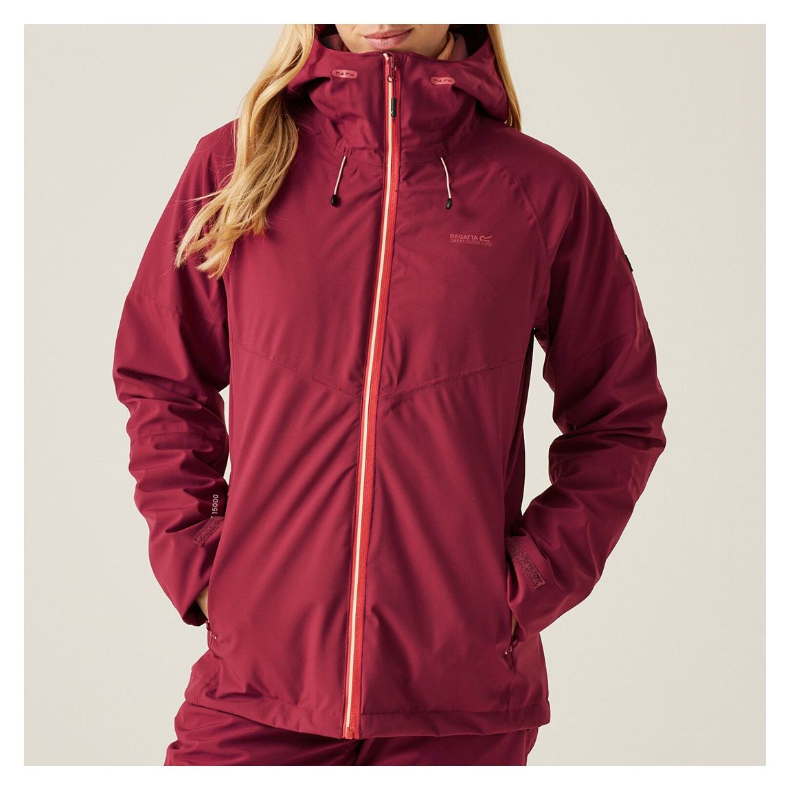 Pink Wentwood Waterproof 3-in-1 Jacket main product photo